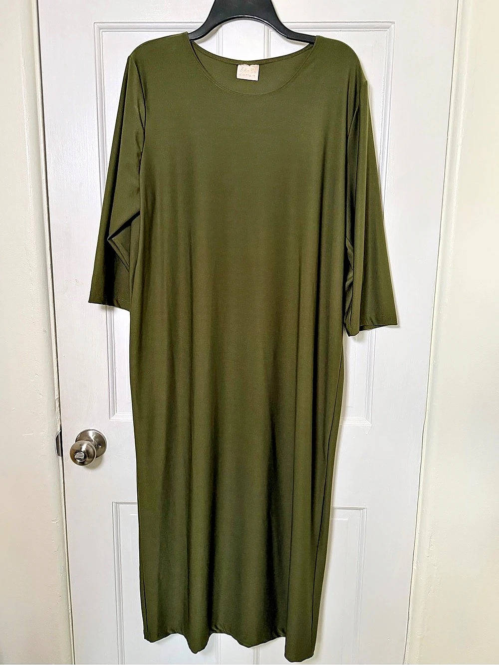 Zadie B Maxi Dress in Green Size XL